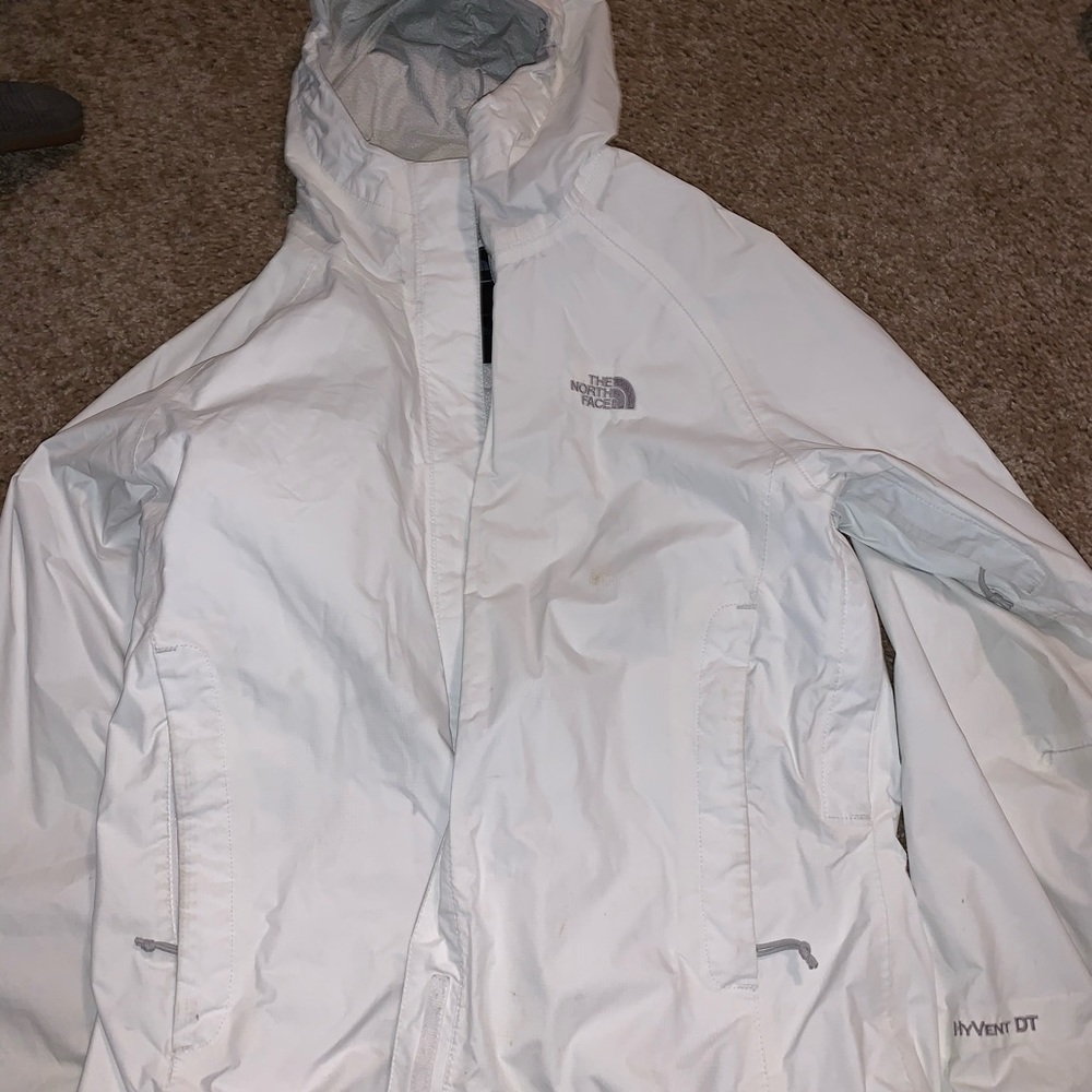 White Hyvent Raincoat